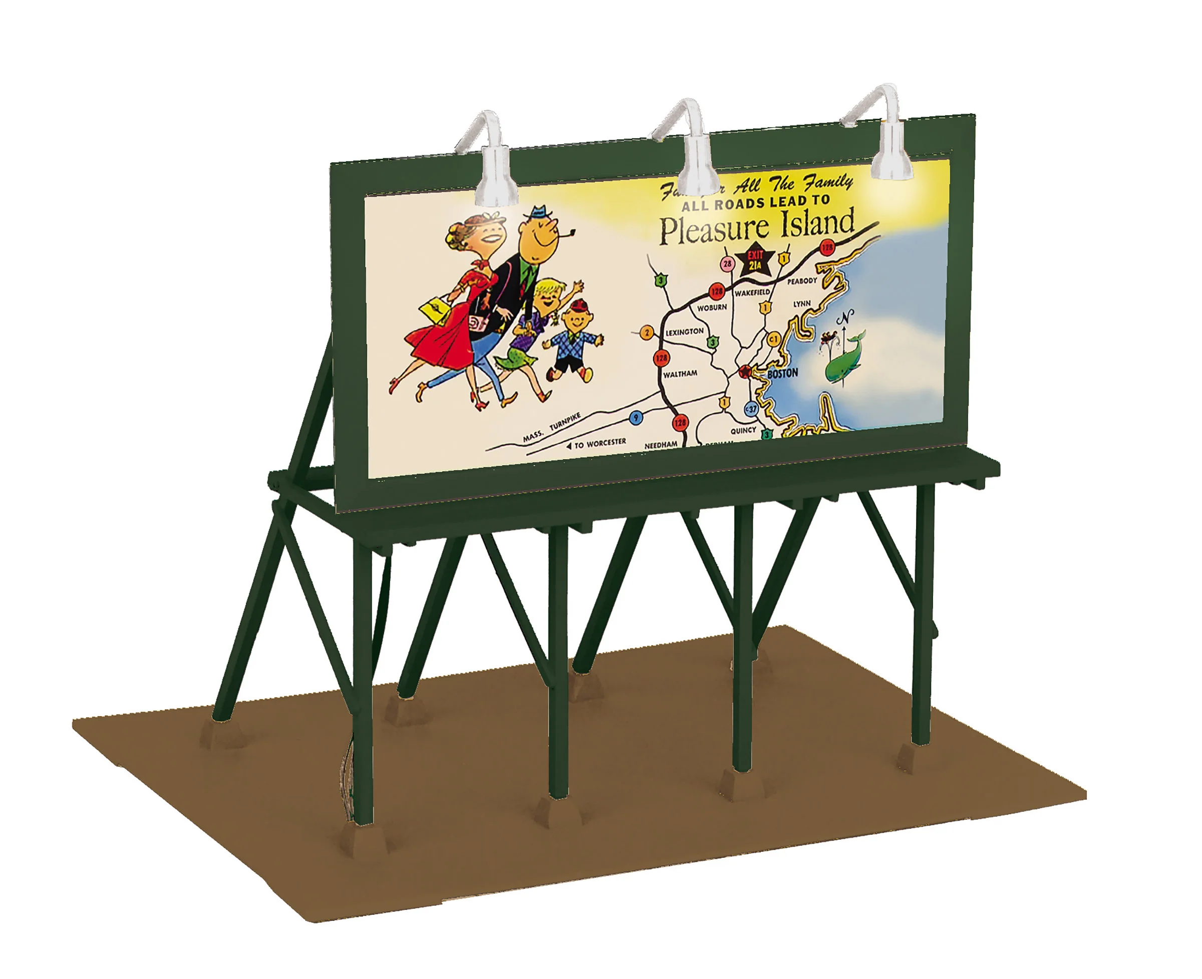 MTH 30-90701 - Lighted Billboard "Pleasure Island" - Image 5