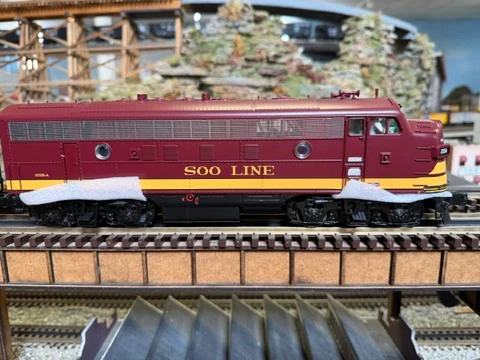 MTH - Premier - F-7 A/B Diesel Engine Set "Soo Line" #2202B/#2201C w/ PS3 Set #2 - Custom Run for MrMuffin'sTrains - Image 4