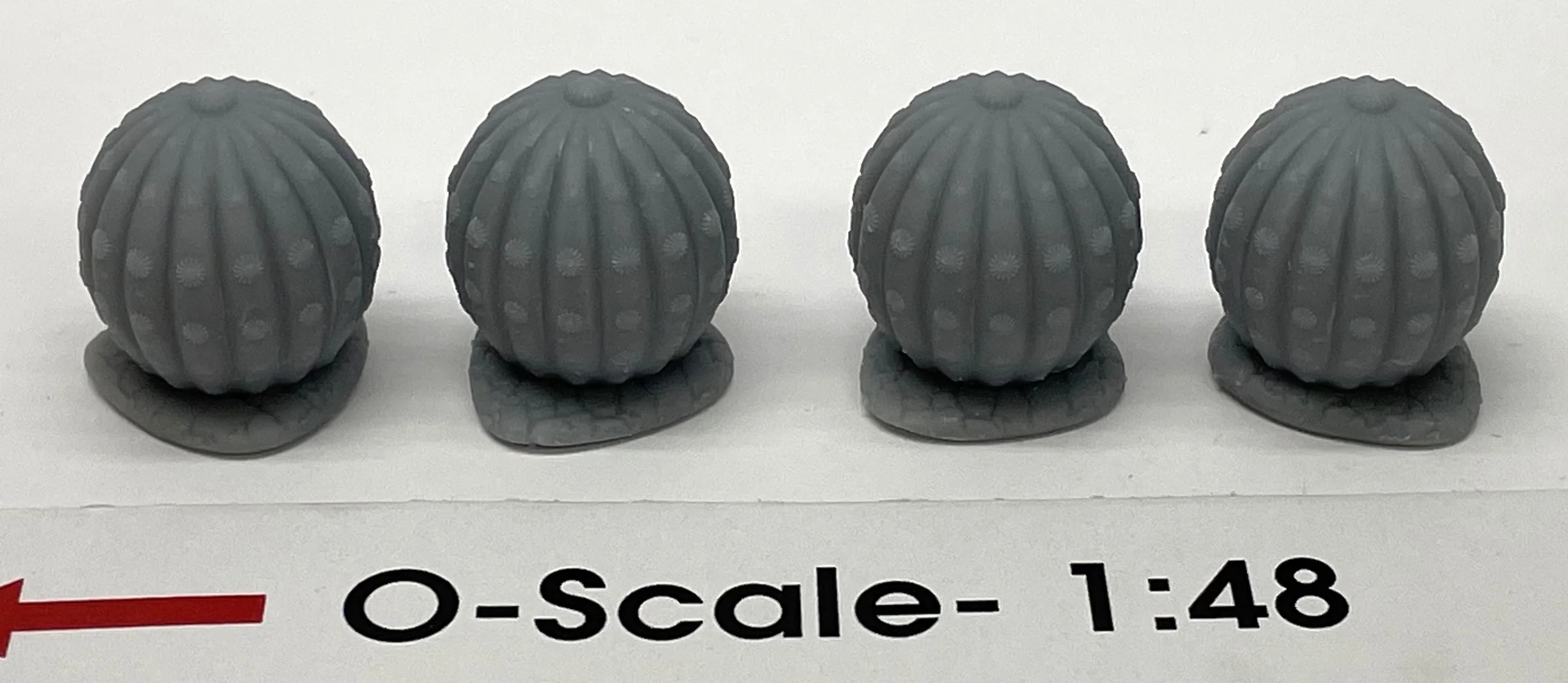 Phoenix Precision Models PPM-33565 - Cacti: 4’ Tall Barrel - Large (4-Pack)