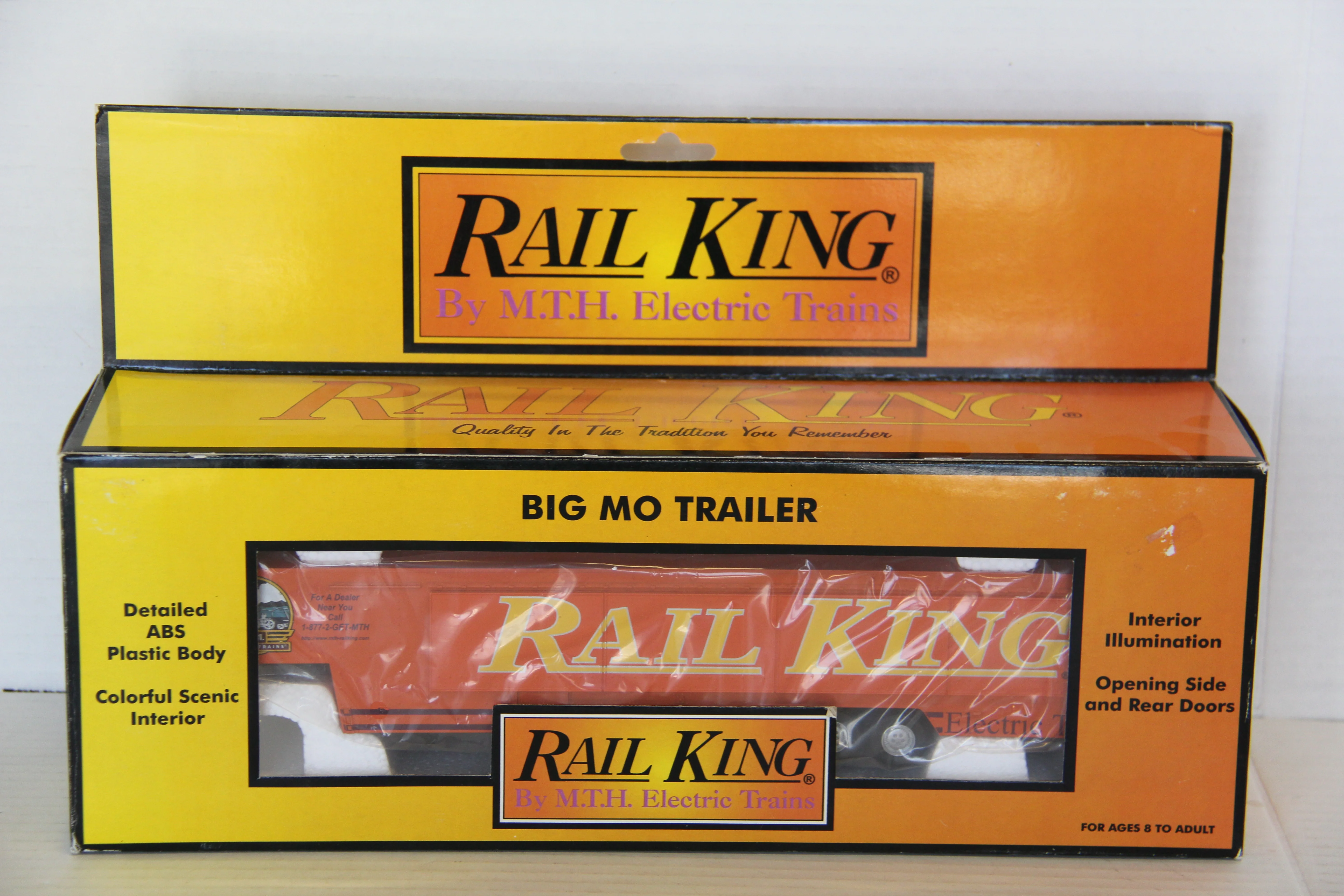 Rail King 30-50004 Big Mo Trailer-Second hand-M7466 - Image 4