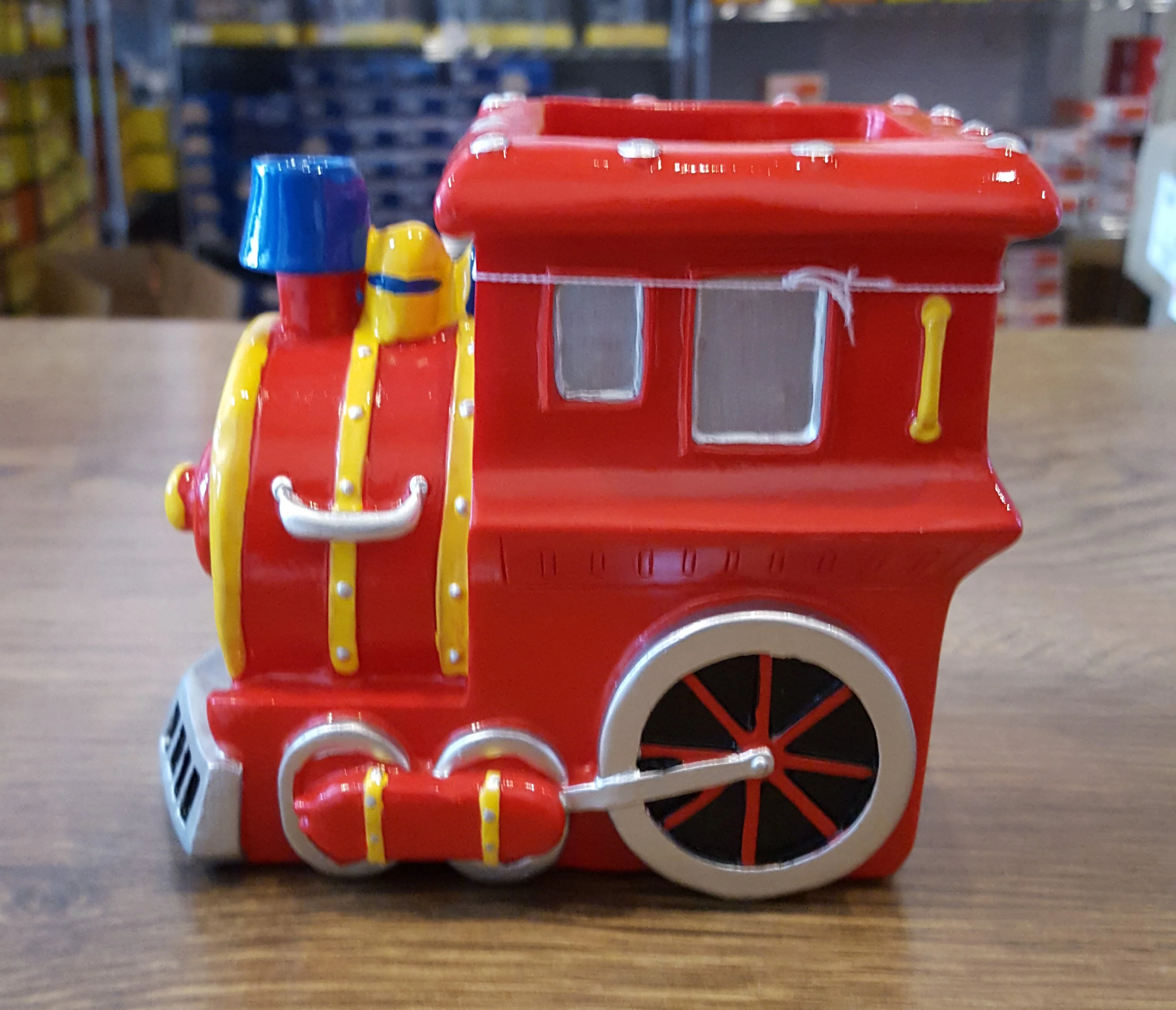 Red Train Pen & Pencil Holder - Image 6