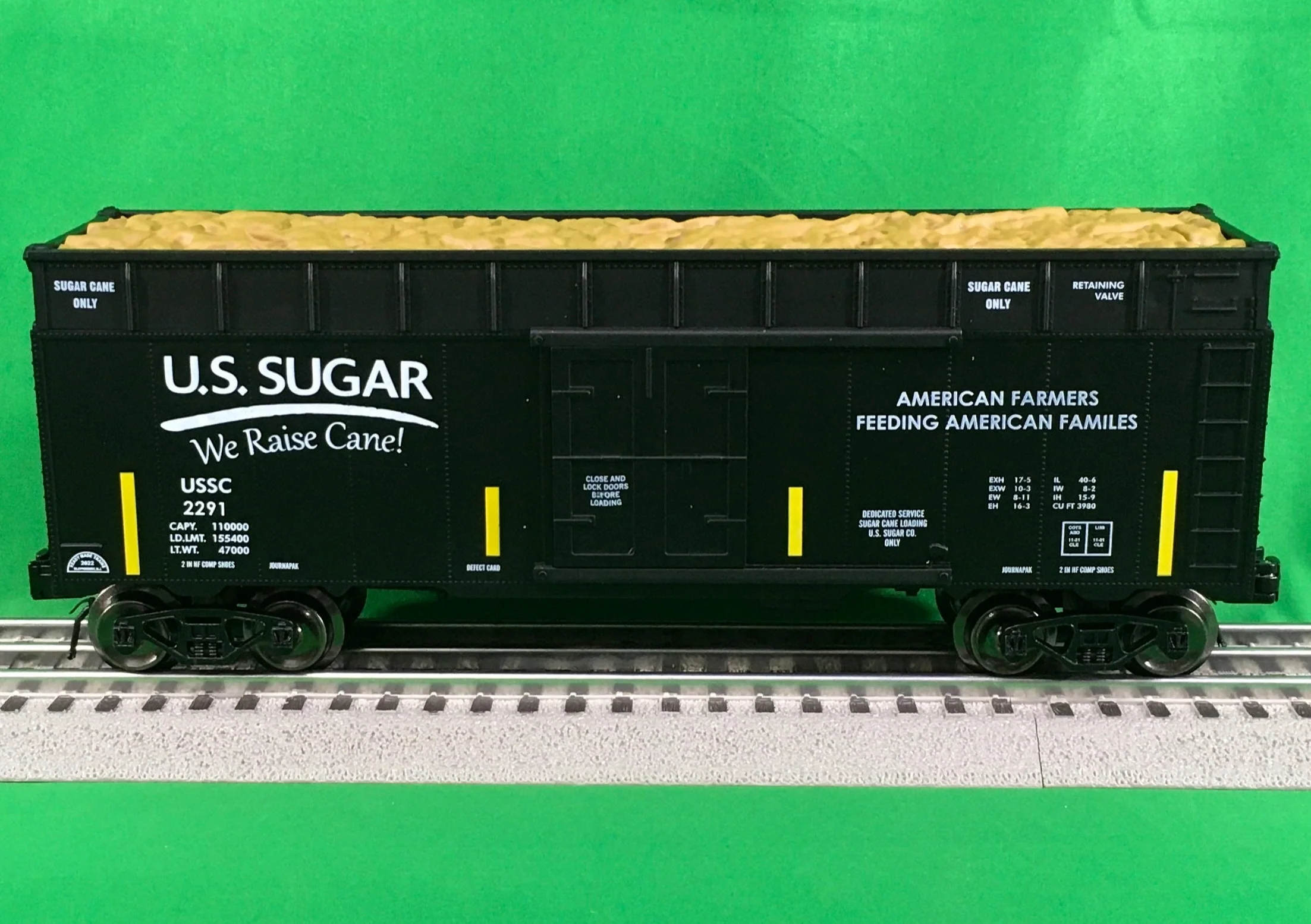 Ready Made Trains RMT-86499-20 - 40' Woodchip Car "U.S. Sugar" - Image 2