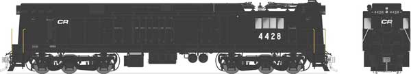Rapido Trains HO 52017 - E44a Electric Engine "Conrail" #4448 (Black Scheme)