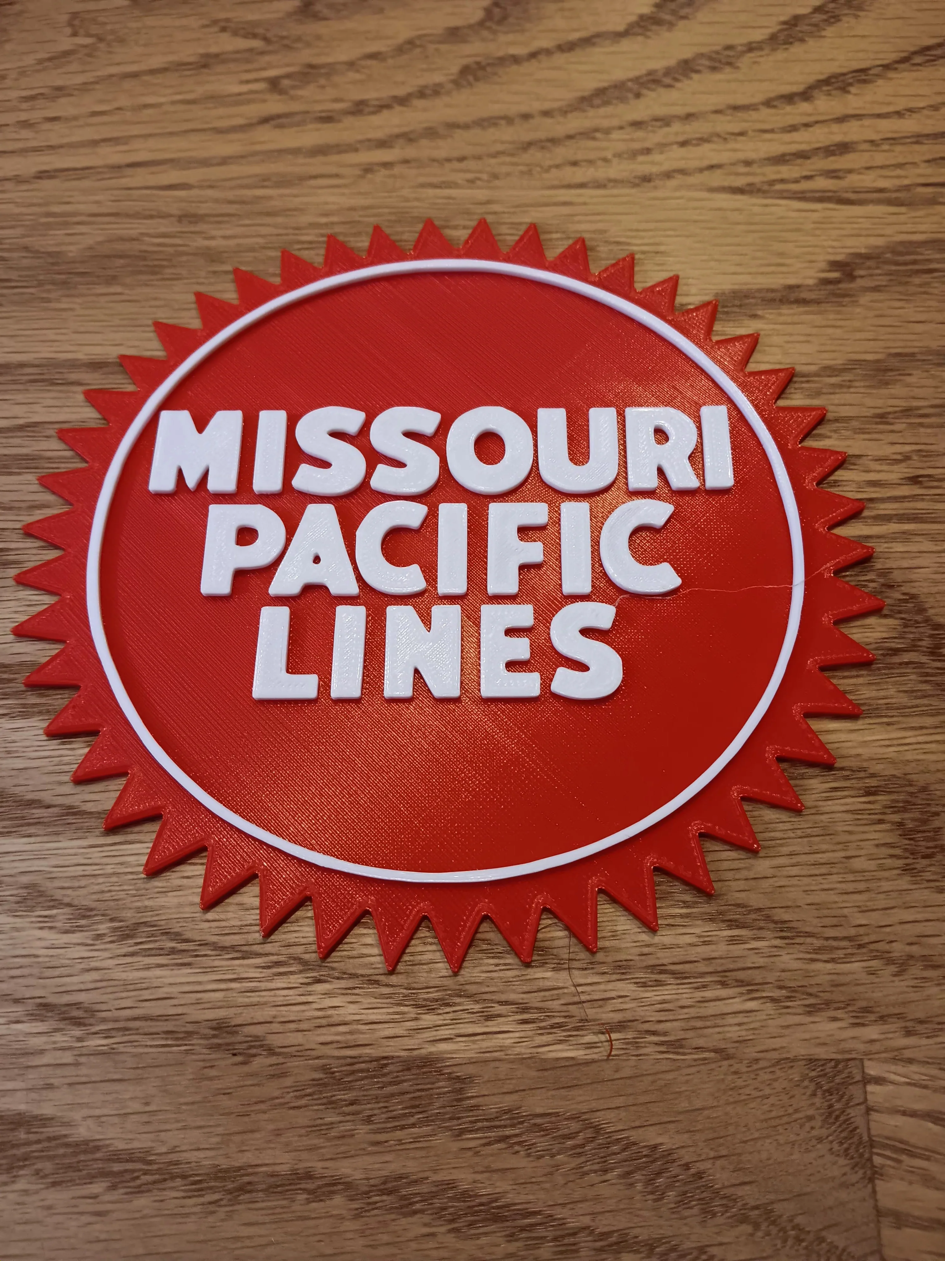 Trackside 3D #17 - 3D Printed Railroad Signs "Missouri Pacific Lines" - Image 4