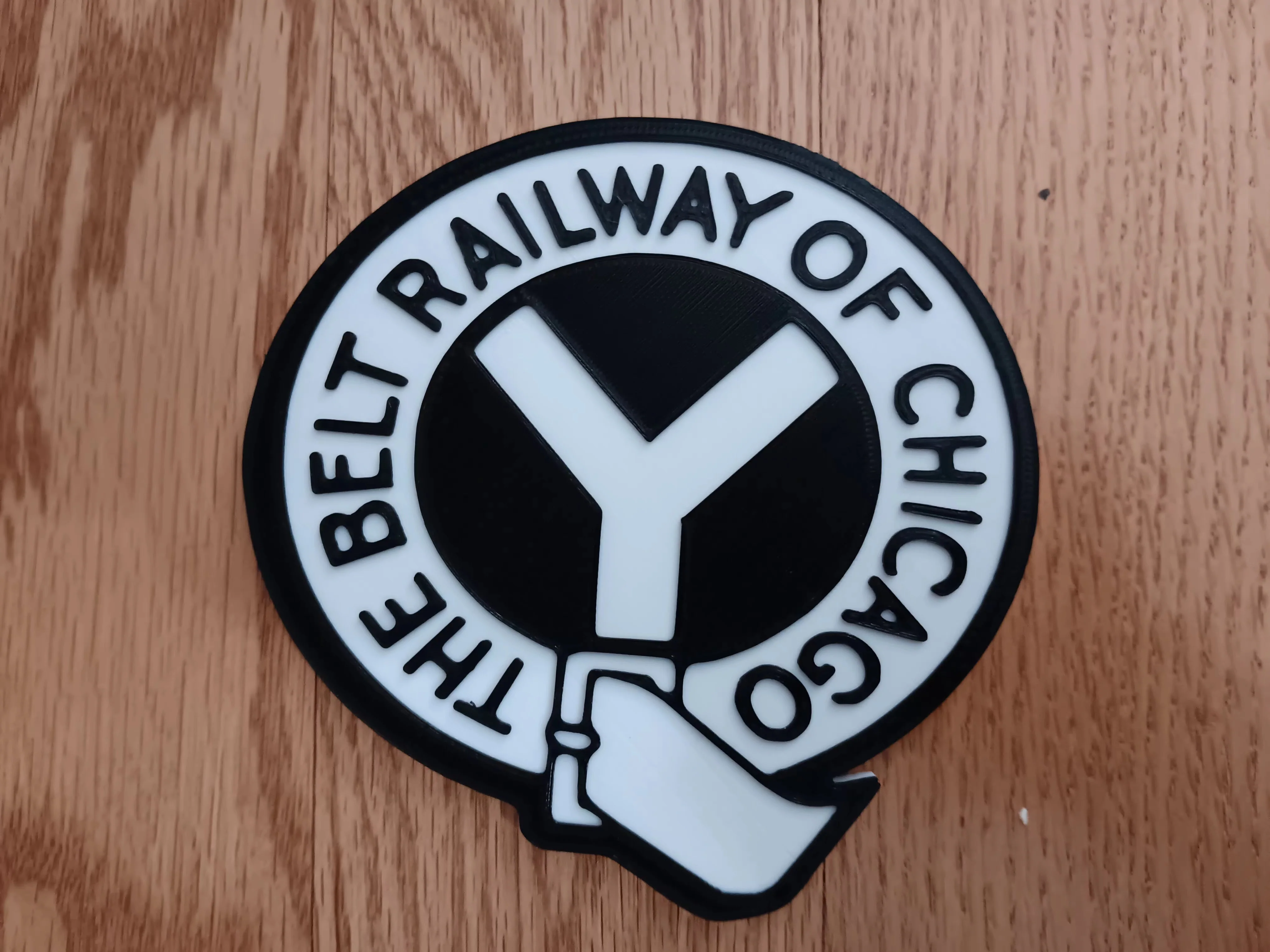 Trackside 3D #22 - 3D Printed Railroad Signs "The Belt Railway of Chicago" - Image 3