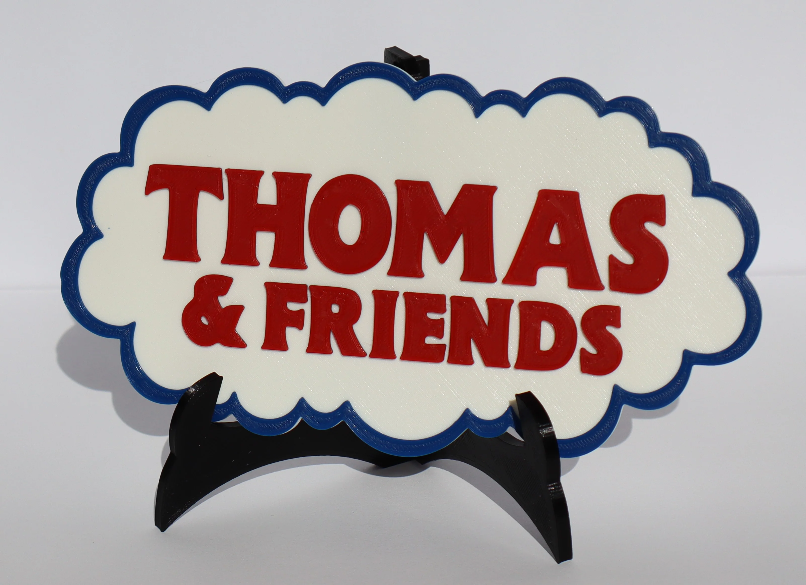 Trackside 3D #01 - 3D Printed Railroad Signs - Plate Stand (Black) - Image 2