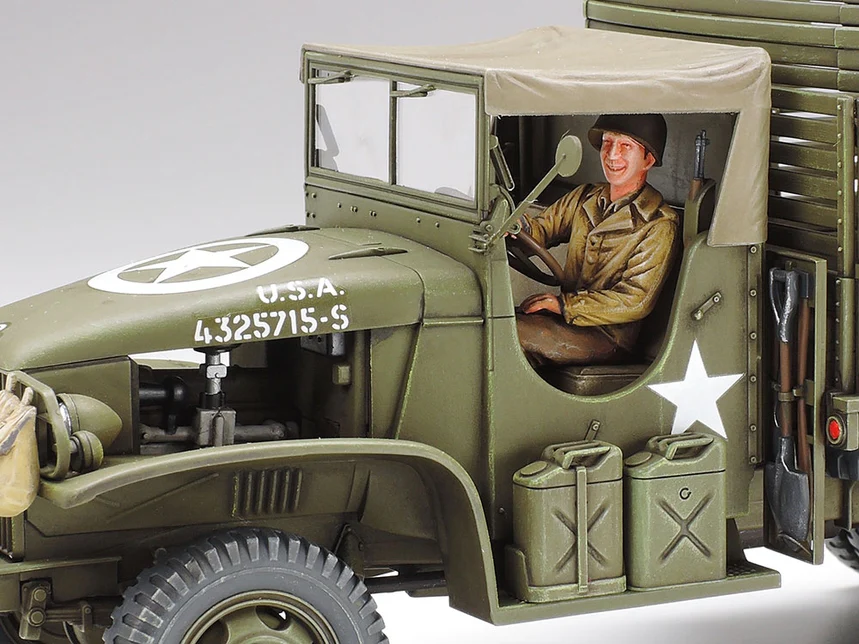 Tamiya 35218 - U.S. 2.5t 6×6 Cargo Truck - 1/35 Scale Model Kit - Image 4