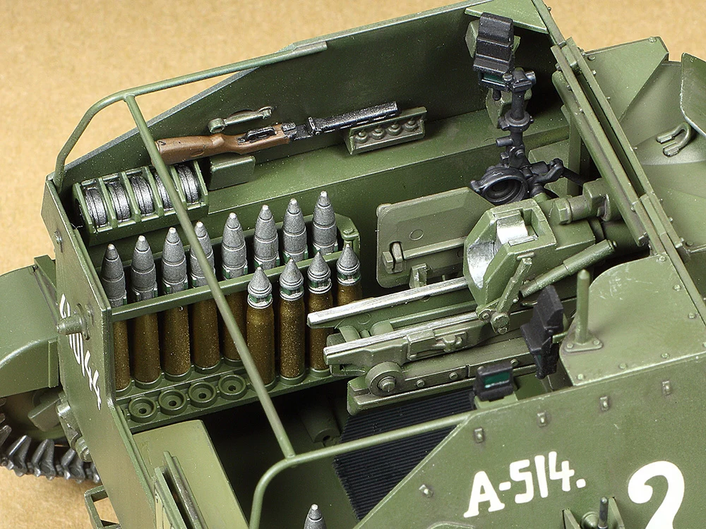 Tamiya 35348 - Russian Self-Propelled Gun SU-76M - 1/35 Scale Model Kit - Image 6