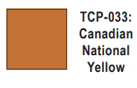 Tru-Color Paint - TCP-033 - Canadian National - Yellow (Solvent-Based Paint)
