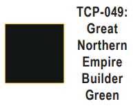 Tru-Color Paint - TCP-049 - Burlington Northern Empire Builder - Green (Solvent-Based Paint)