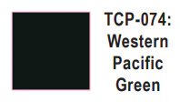 Tru-Color Paint - TCP-074 - Western Pacific - Green (Solvent-Based Paint)