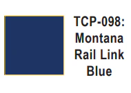 Tru-Color Paint - TCP-098 - Montana Rail Link - Blue (Solvent-Based Paint)