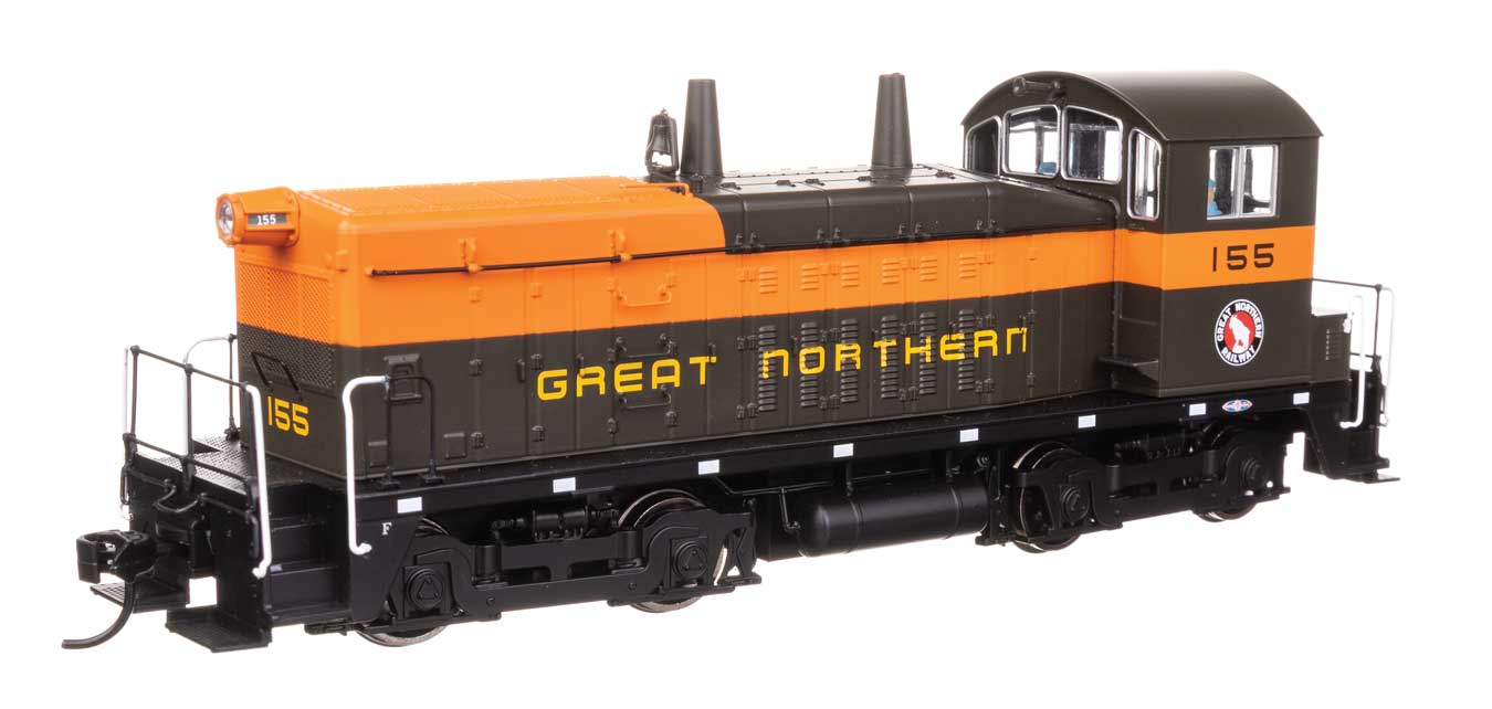 Walthers HO 910-10628 - Mainline - EMD NW2 Diesel Locomotive ”Great Northern” #155 (Phase V) - Image 2