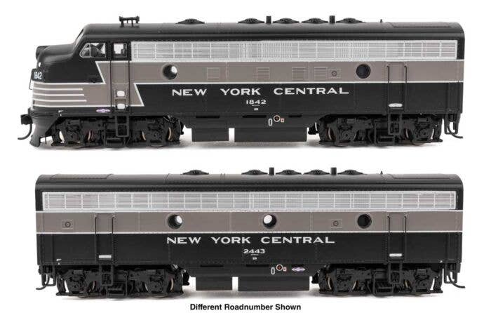 Walthers HO 910-11411 - Mainline - EMD F7 Diesel Locomotive "New York Central" #1851/2457 (Standard DC)