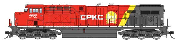 Walthers HO 910-20230 - Mainline - GE ES44AC Evolution Series GEVO Diesel Engine "Canadian Pacific Kansas City" #9375 (DCC w/ ESU Sound) - Image 4