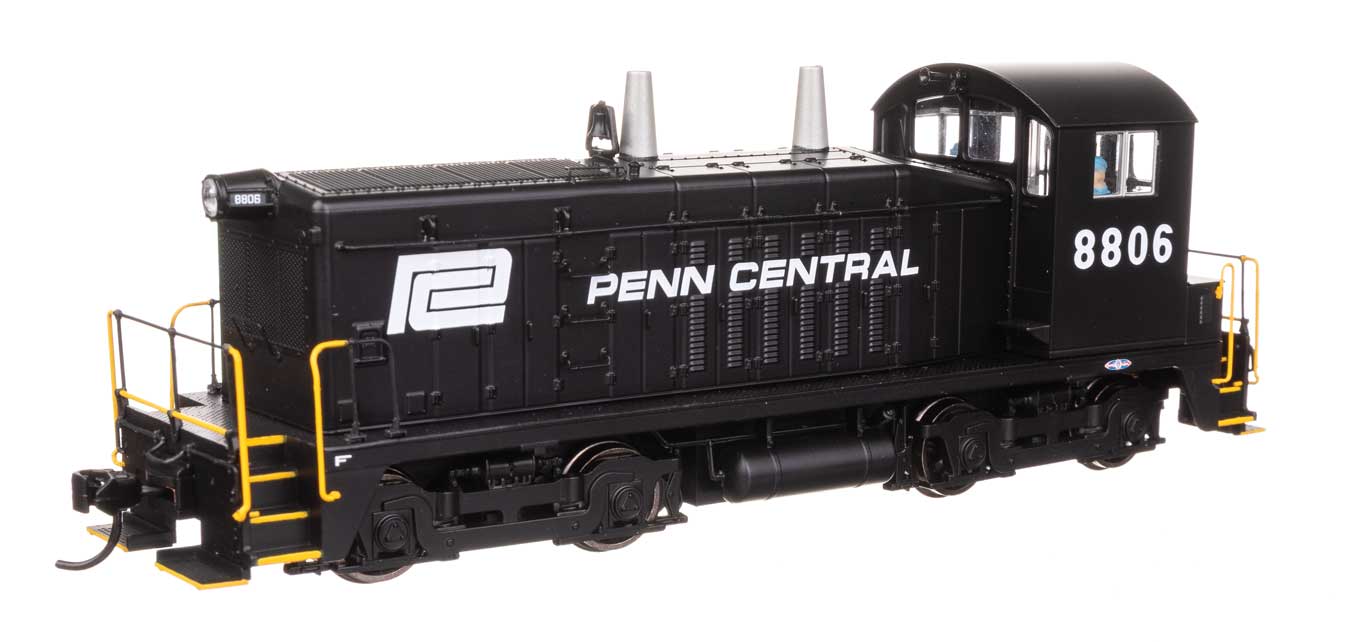Walthers HO 910-20632 - Mainline - EMD NW2 Diesel Locomotive ”Penn Central" #8806 w/ ESU Sounds (Phase V) - Image 2