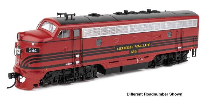 Walthers HO 910-21408 - Mainline - EMD F7 Diesel Locomotive "Lehigh Valley" #562 (ESU Sound & DCC) - Image 2