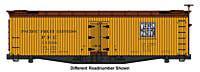 Walthers HO 910-41235 - Mainline - 40' Wood Reefer w/ Wood Ends "Pacific Fruit Express" #55048 - Image 4