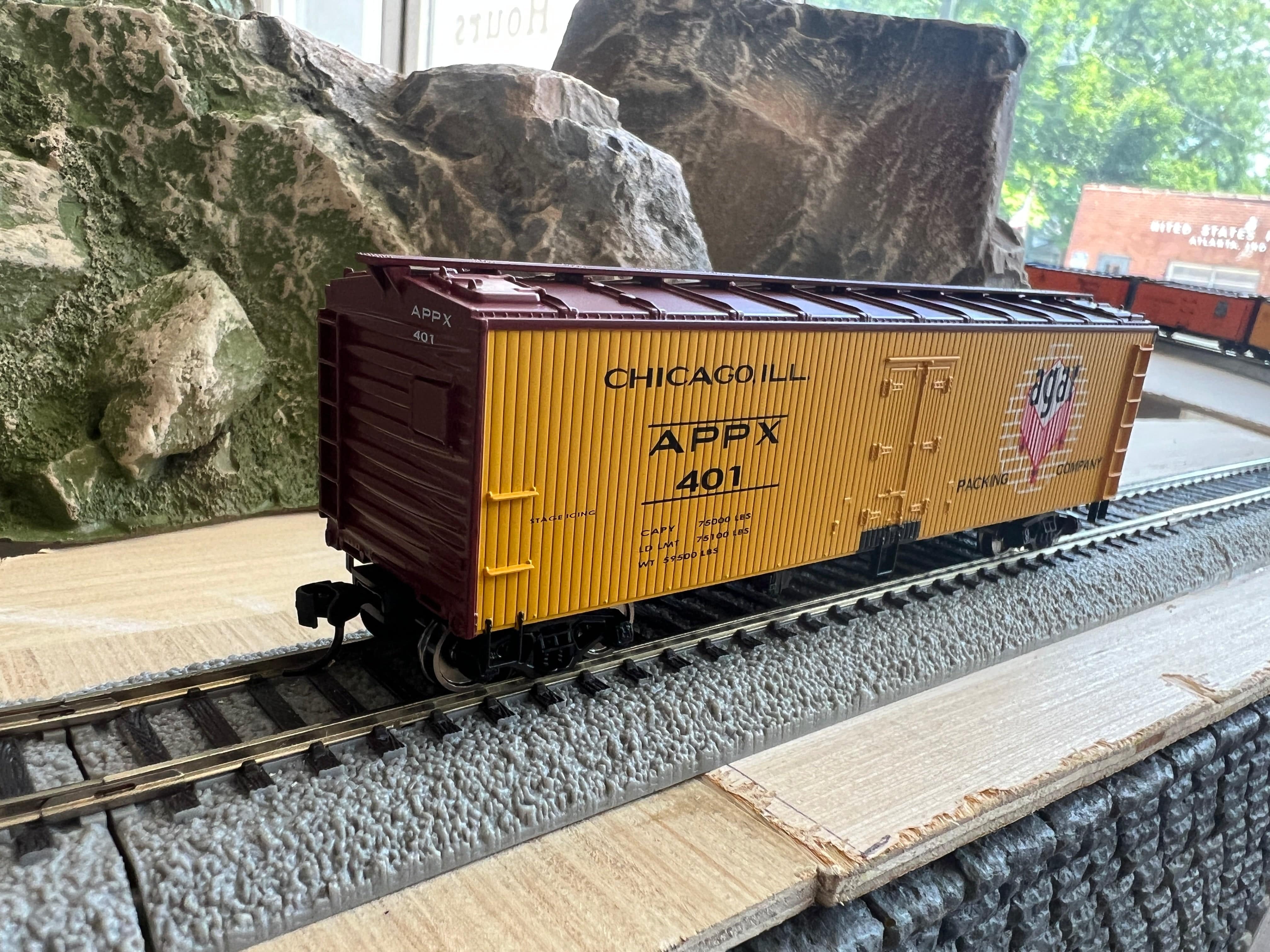 Walthers HO 910-41304 - Mainline - 40' Wood Reefer w/ Steel Ends "APPX" #414 (Agar) - Image 2