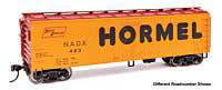 Walthers HO 910-41310 - Mainline - 40' Wood Reefer w/ Steel Ends "NADX" #430 (Hormel) - Image 4
