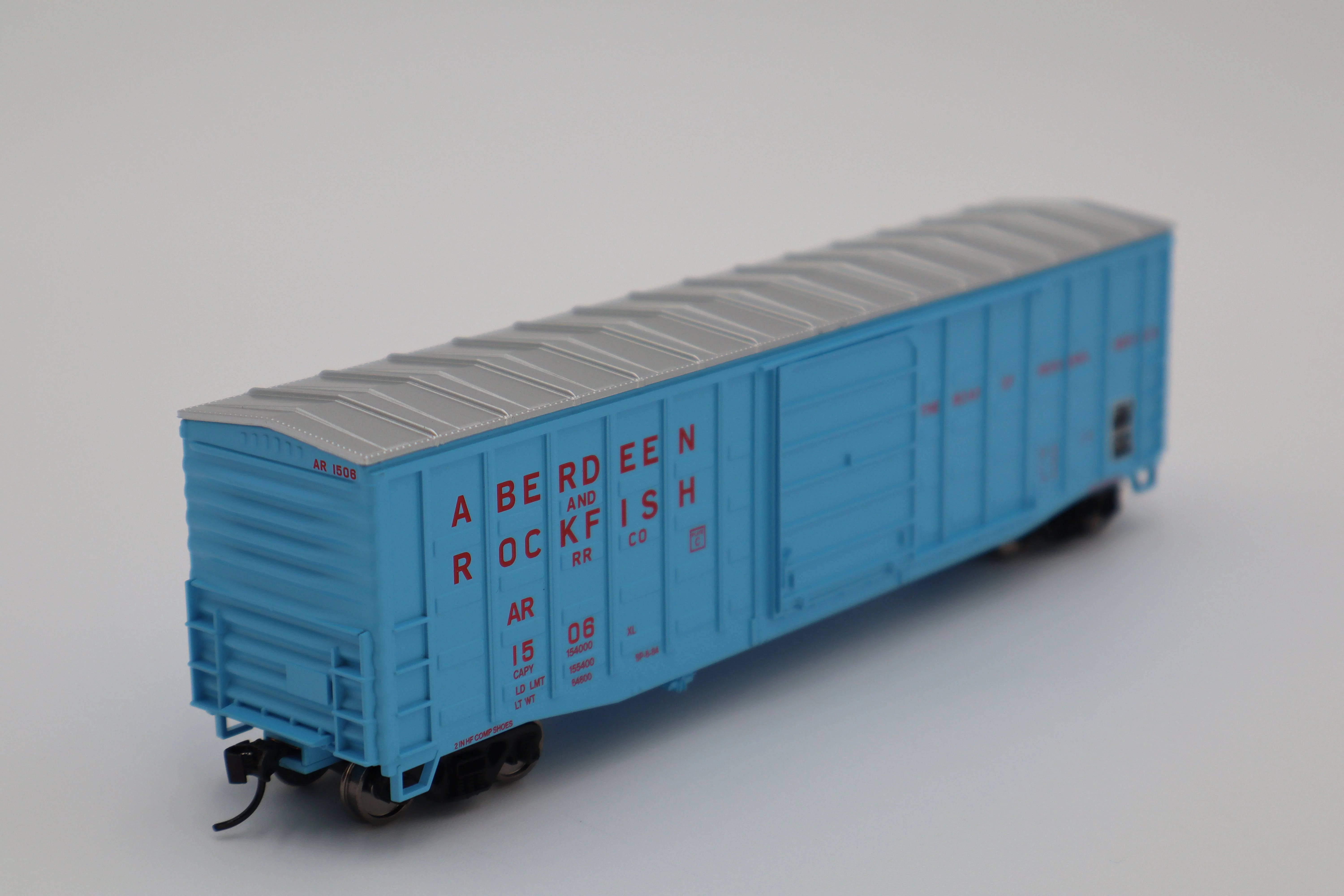 Walthers HO 910-46701 - Mainline - 50' Waffle Side Boxcar "Aberdeen & Rockfish" #1506 - Image 2