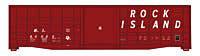 Walthers HO 910-46716 - Mainline - 50' Waffle Side Boxcar "Rock Island" #62523 - Image 4