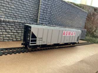 Walthers HO 910-49417 - Mainline - 50' Pullman-Standard PS-2CD 4427 3-Bay Covered Hopper "Agway TLDX" #2959 - Image 2