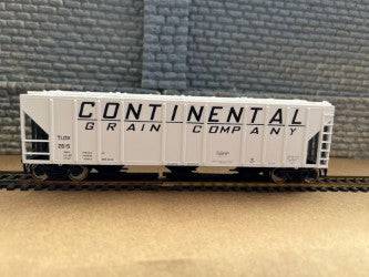 Walthers HO 910-49425 - Mainline - 50' Pullman-Standard PS-2CD 4427 3-Bay Covered Hopper "Continental Grain Co. TLDX" #2619