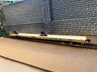 Walthers HO 910-5735 - Mainline - 89' Channel Side Flatcar "TTX" #150272 - Image 2