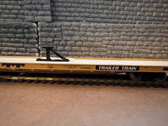 Walthers HO 910-5737 - Mainline - 89' Channel Side Flatcar "TTX" #150535 - Image 2