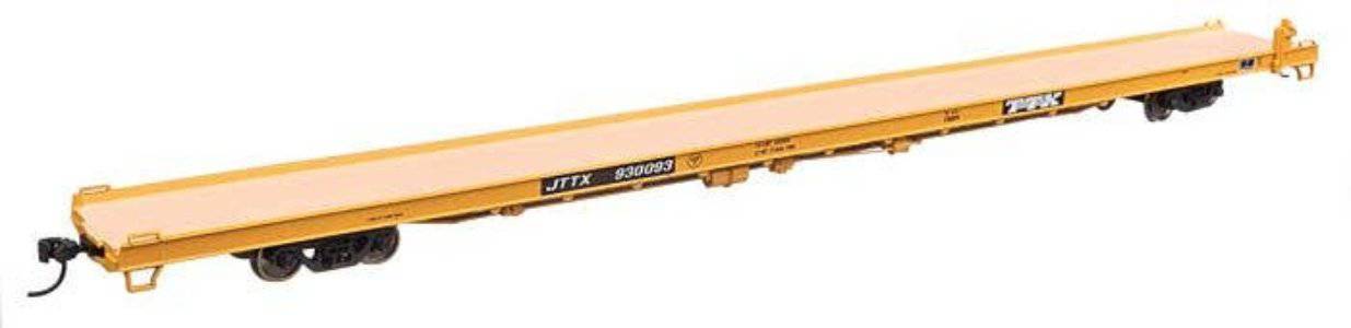 Walthers HO 910-5744 - Mainline - 89' Channel Side Flatcar "JTTX" #930132 - Image 2