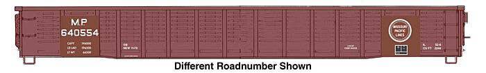 Walthers HO 910-6082 - Mainline - 53' Corrugated-Side Gondola "Missouri Pacific" #640577 - Image 4