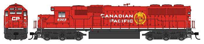 Walthers HO 910-9762 - Mainline - EMD SD60 Spartan Cab Diesel Locomotive "Canadian Pacific" #6303 (Standard DC) - Image 4