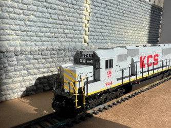 Walthers HO 910-9767 - Mainline - EMD SD60 Spartan Cab Diesel Locomotive "Kansas City Southern" #744 (Standard DC)