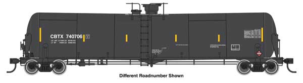 Walthers HO 920-100763 - Proto - 55' Trinity Modified 30,145-Gallon Tank Car "CIT Group" #741823 (CBTX) - Image 4