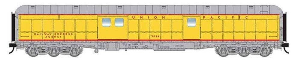 Walthers HO 920-17511 - Proto - 70' Heavyweight Baggage Car "Union Pacific" #3075 - Image 3
