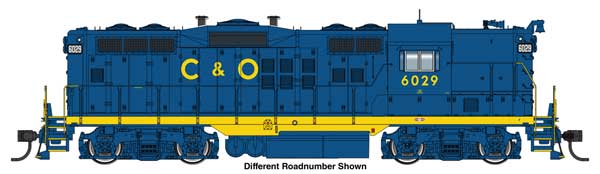 Walthers HO 920-17603 - Proto - EMD GP9 High Nose Diesel Locomotive "Chesapeake & Ohio/Chessie System" #6052 (w/DCC/Sound)