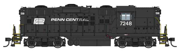 Walthers HO 920-17606 - Proto - EMD GP9 High Nose Diesel Locomotive "Penn Central" #7253 (w/DCC/Sound)