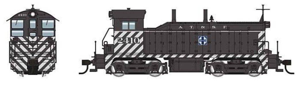 Walthers HO 920-50502 - Proto - EMD NW2 Diesel Locomotive "Atchison, Topeka & Santa Fe" #2412 (Standard DC) - Image 2