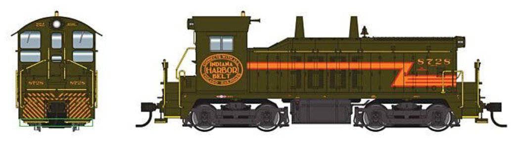 Walthers HO 920-50503 - Proto - EMD NW2 Diesel Locomotive "Indiana Harbor Belt" #8728 (Standard DC) - Image 4