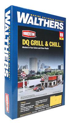Walthers HO 933-3485 - Cornerstone - DQ Grill & Chill(R) Building Kit - Image 5