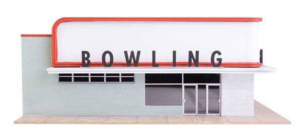 Walthers HO 933-4118 - Cornerstone - Vintage Bowling Alley Building Kit - Image 3