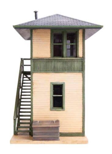 Walthers HO 933-3556 - Cornerstone - Trackside Signal Tower Kit - Image 4