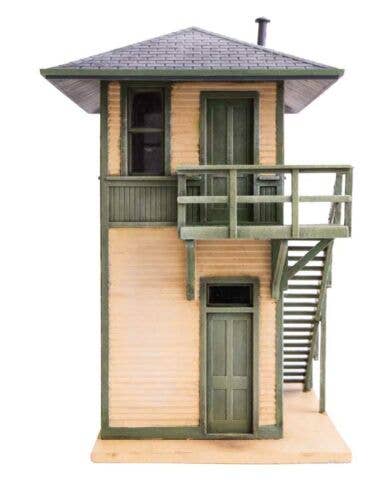 Walthers HO 933-3556 - Cornerstone - Trackside Signal Tower Kit - Image 5