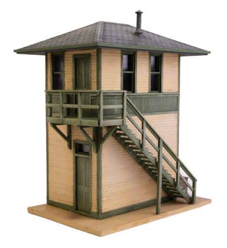 Walthers HO 933-3556 - Cornerstone - Trackside Signal Tower Kit - Image 6