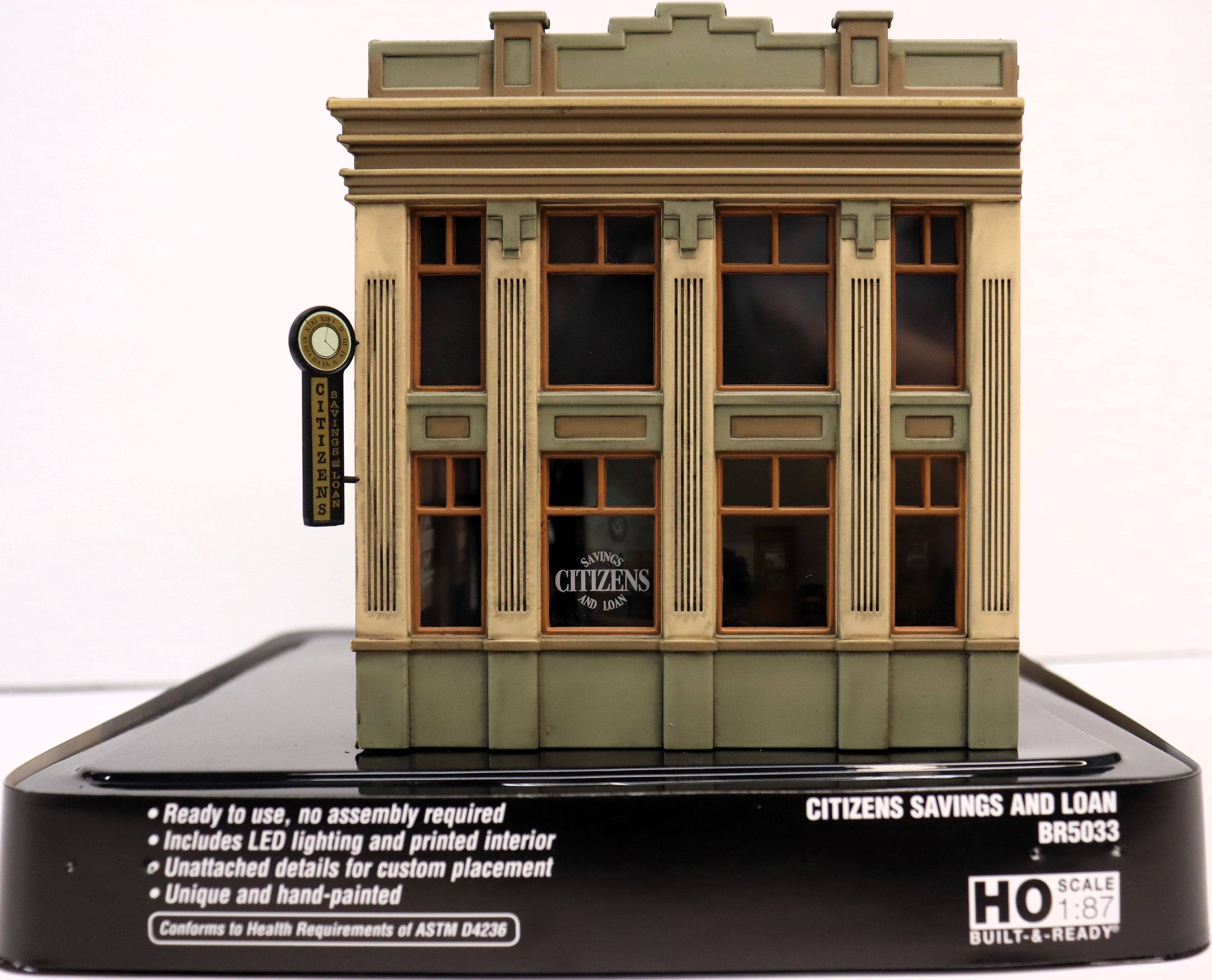 Woodland Scenics HO BR5033 - Citizens Savings & Loan - Image 2