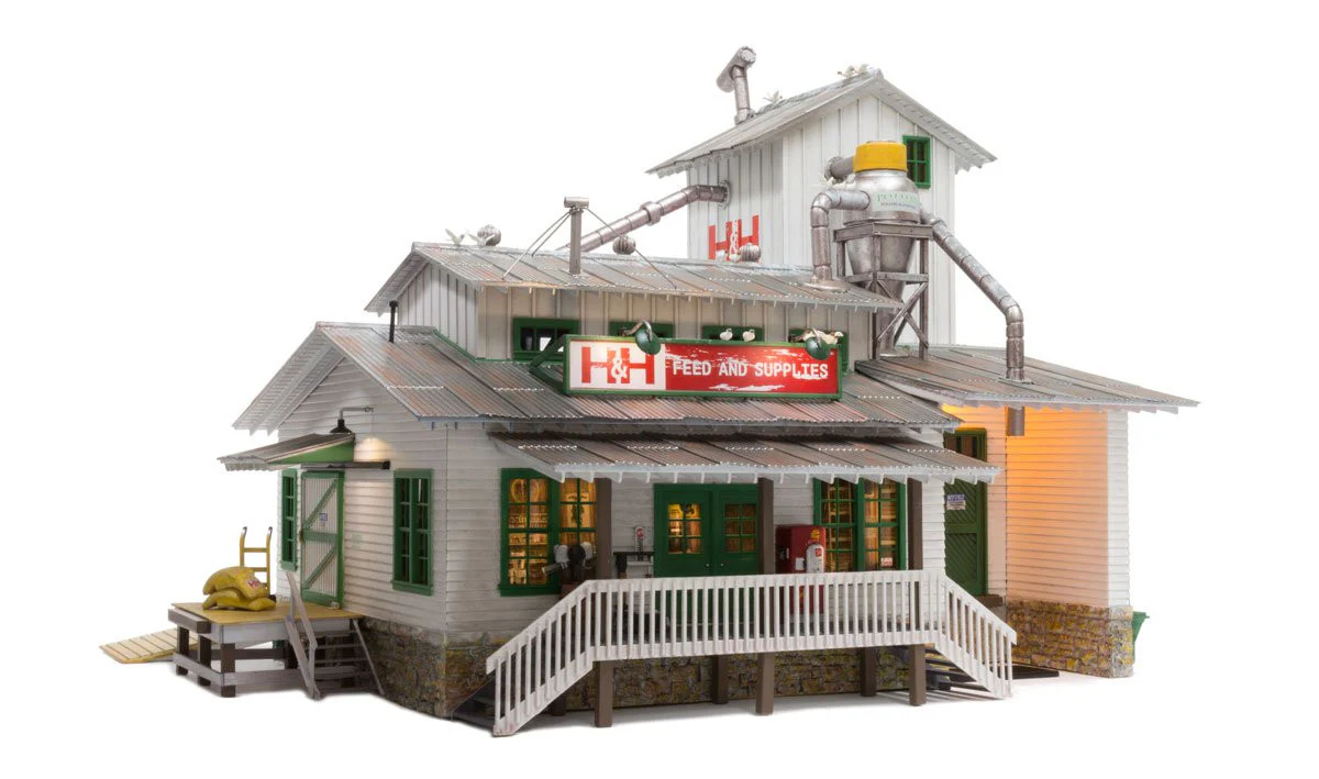 Woodland Scenics BR5859 - H&H Feed Mill - Image 17