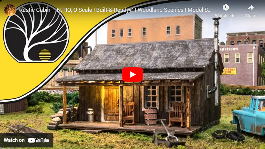 Woodland Scenics BR5869 - Rustic Cabin - Image 6