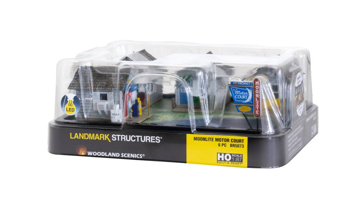 Woodland Scenics HO BR5073 - Moonlite Motor Court - Image 4